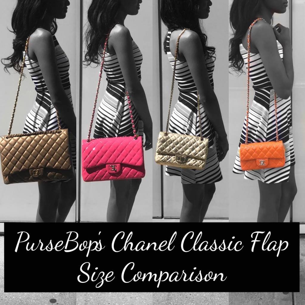 Chanel Classic Flap Size Comparison Pursebop