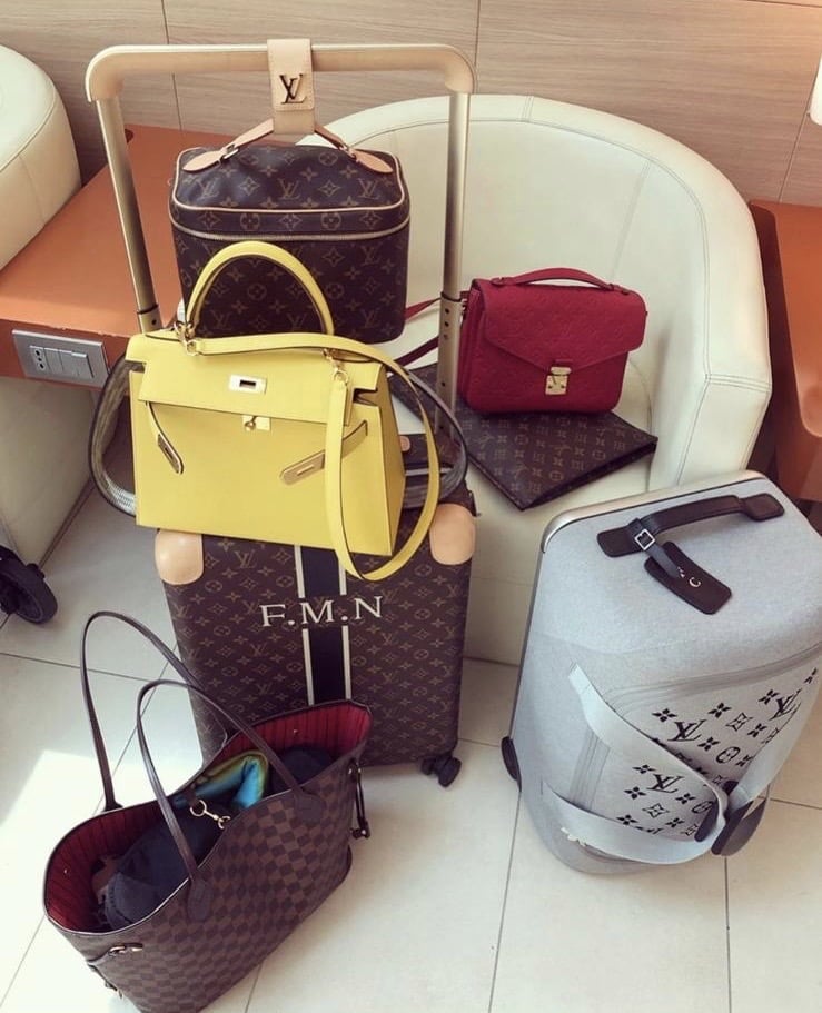 traveling with designer bags